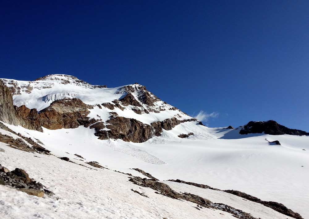 Cresta del Soldato, Punta Giordani 4046m 