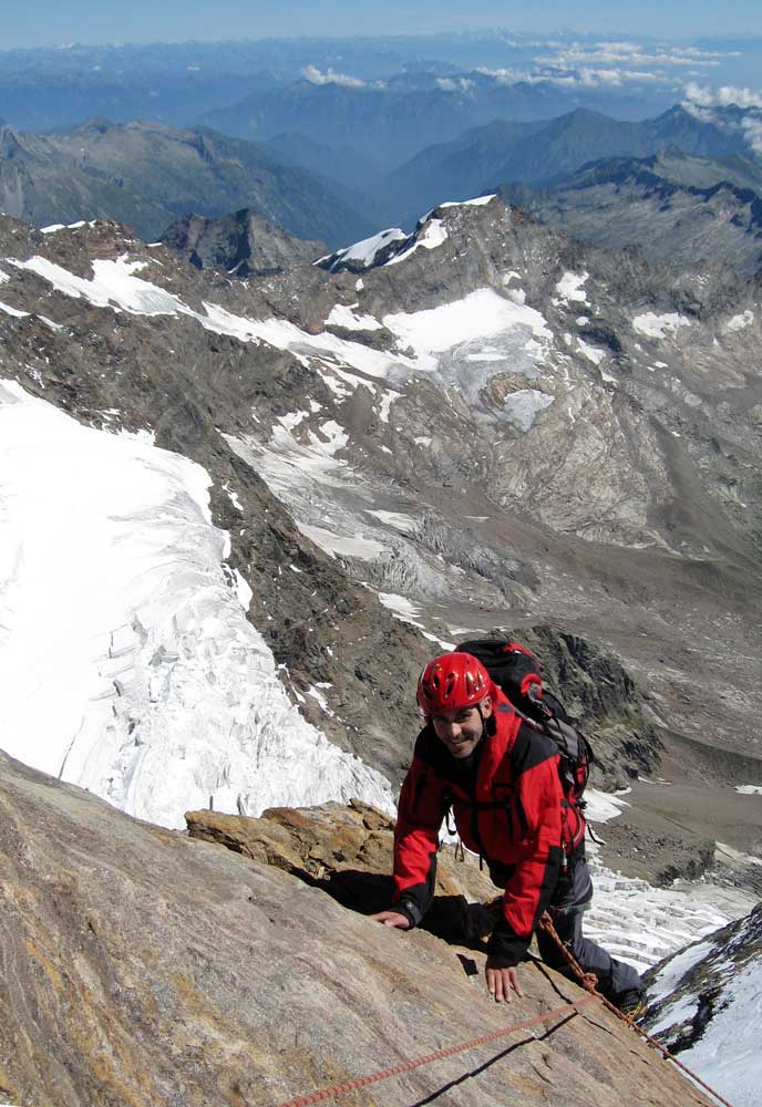 Cresta del Soldato, Punta Giordani 4046m