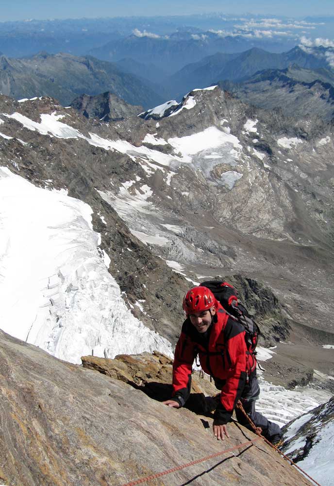 Cresta del Soldato, Punta Giordani 4046m 