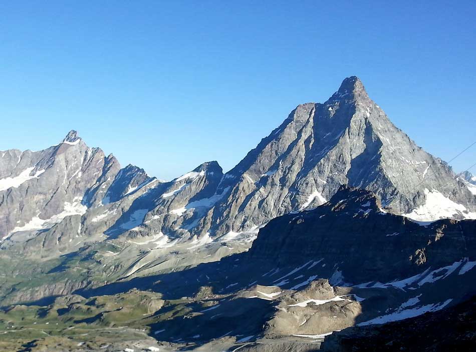 Cervino 4478m per la cresta del Leone, via normale italiana