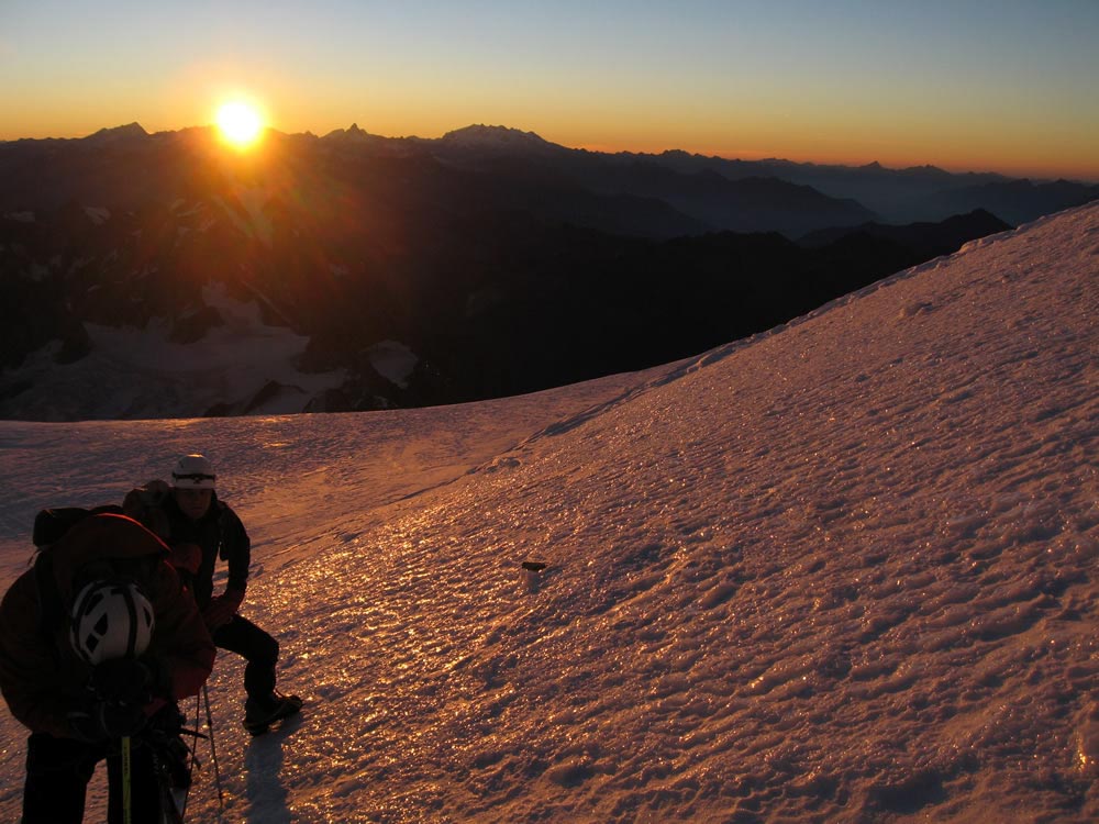 Monte Bianco 4810m, via normale italiana