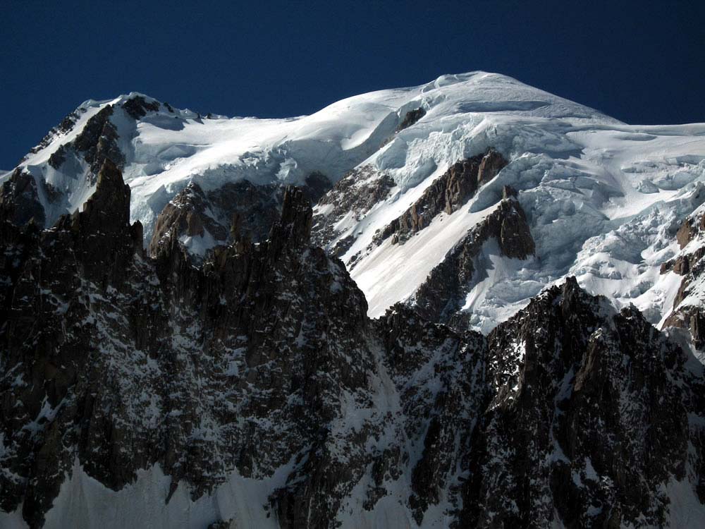 Monte Bianco 4810m, via normale italiana