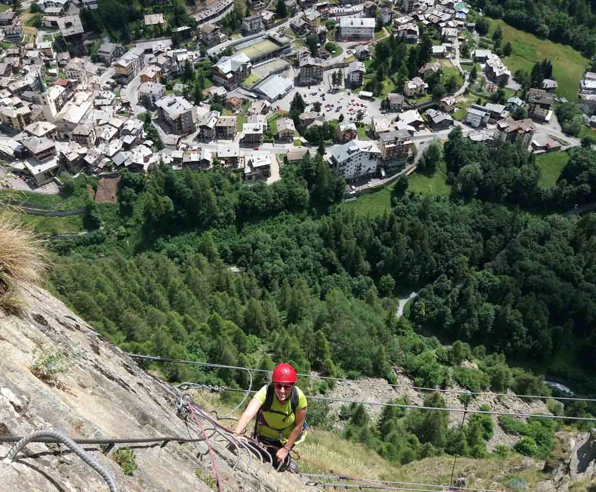 Ferrata di Gorbeillon Valtournenche (AO)