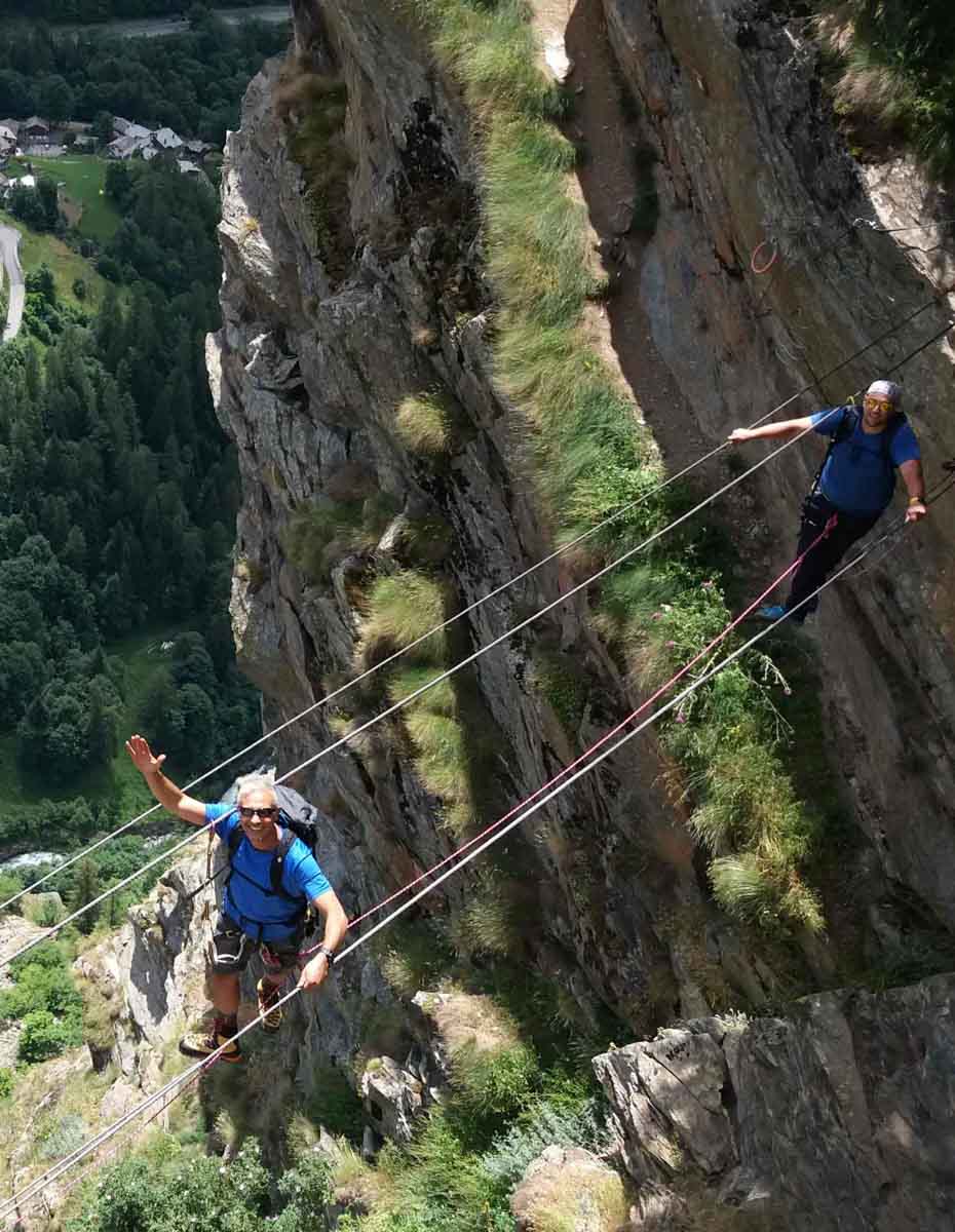 Ferrata di Gorbeillon Valtournenche (AO)