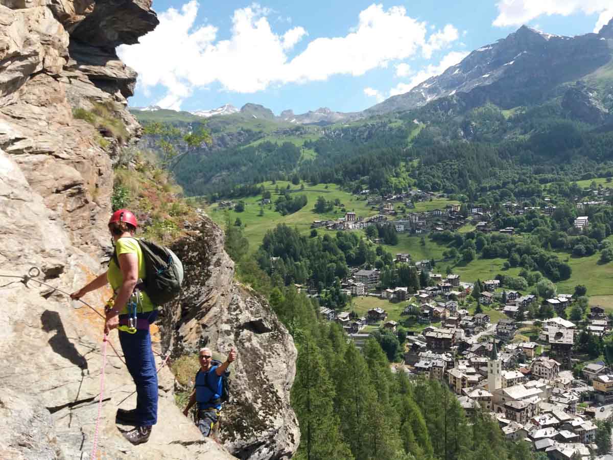 Ferrata di Gorbeillon Valtournenche (AO)